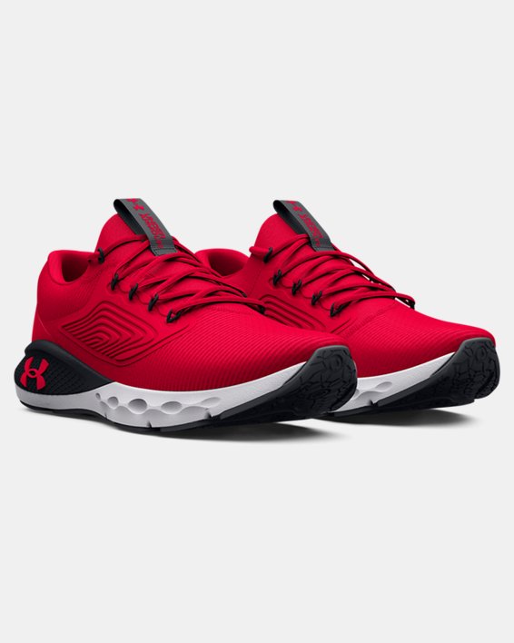 Men's UA Charged Vantage 2 Running Shoes in Red image number 3